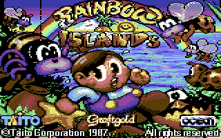 Rainbow Islands C64 gameplay